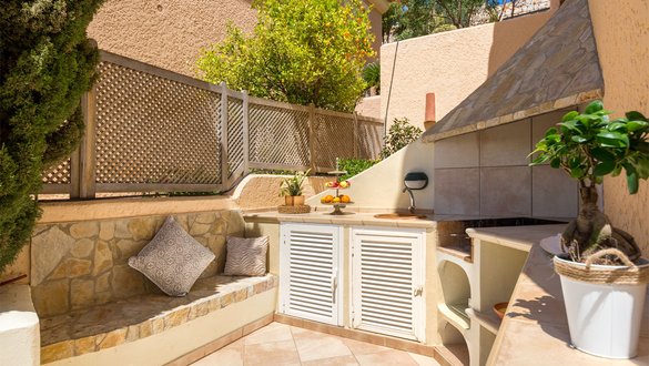 outdoor kitchen - villa Mallorca