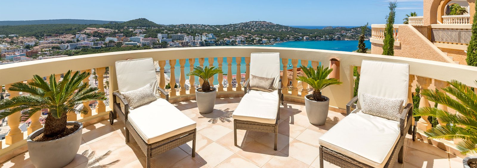 View over the bay of Santa Ponca