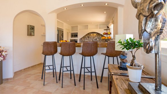 Bar, kitchen - villa Buena Vista