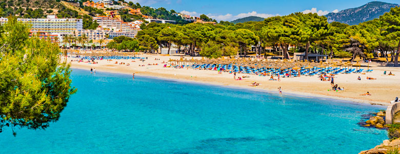 Beach of Santa Ponca, Mallorca Beach of Santa Ponca, Mallorca