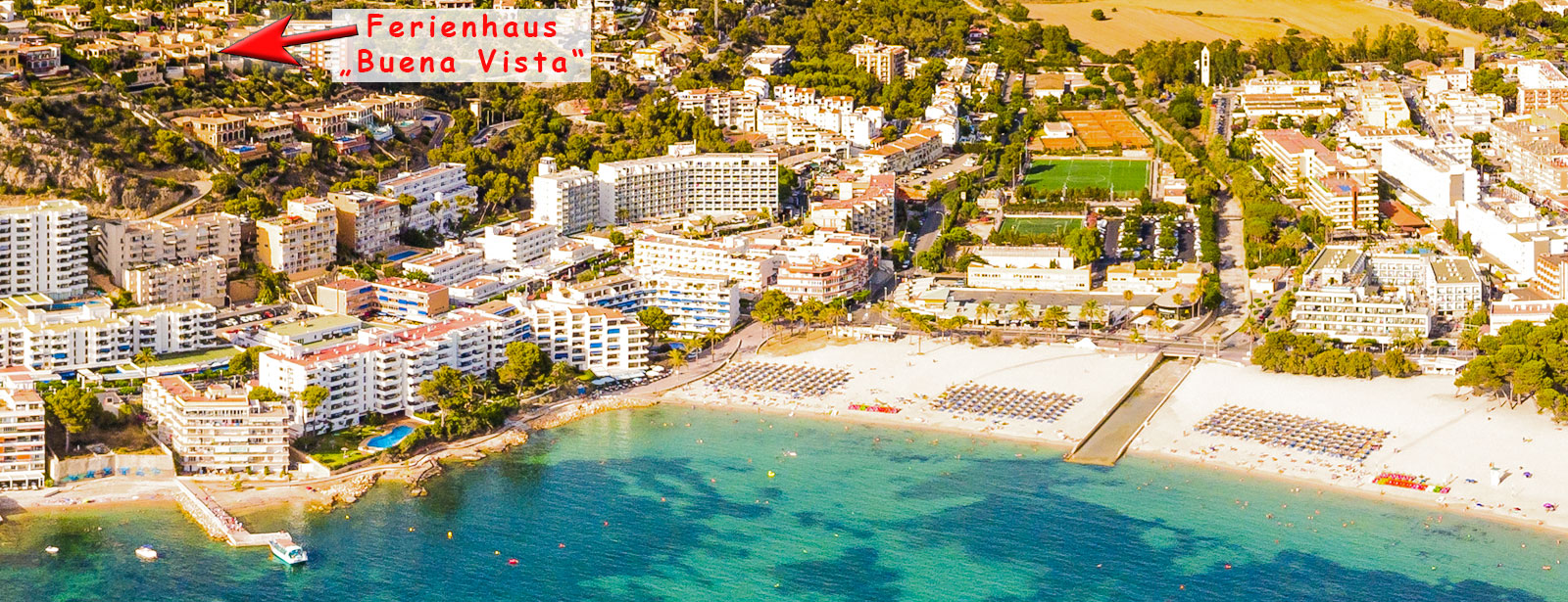 Beach in Santa Ponca, villa with pool - Buena Vista